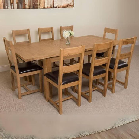 Rustic-rectangular-oak-extending-dining-table-with-central-pullout-extension-160cm-210cm