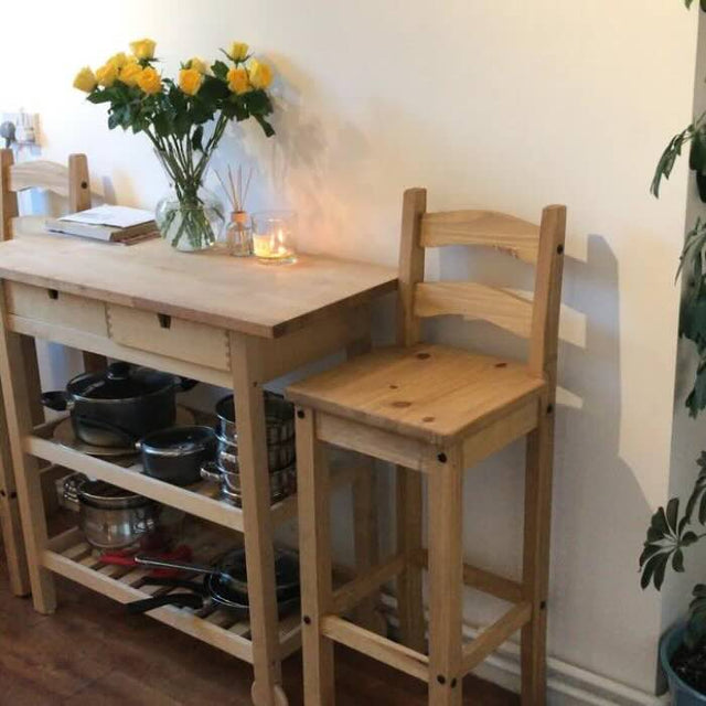 Rustic-solid-oak-bar-stool-in-light-pine-wood