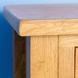 Rustic-solid-oak-hallway-console-table-with-double-drawer