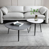 Set-of-2-Modern-White-and-Grey-Sintered-Stone-Coffee-Tables