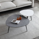 Set-of-2-Modern-White-and-Grey-Sintered-Stone-Coffee-Tables