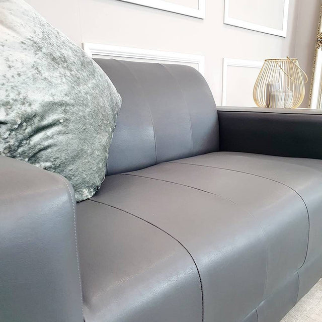 Simple-Grey-Faux-Leather-2-Seater-Sofa-150cm