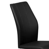 Ultra-Modern-Black-Faux-Leather-Cantilever-Dining-Chair-With-Modern-Chrome-Base-Set-of-2