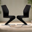 Ultra-Modern-Black-Faux-Leather-Cantilever-Dining-Chair-With-Modern-Chrome-Base-Set-of-2