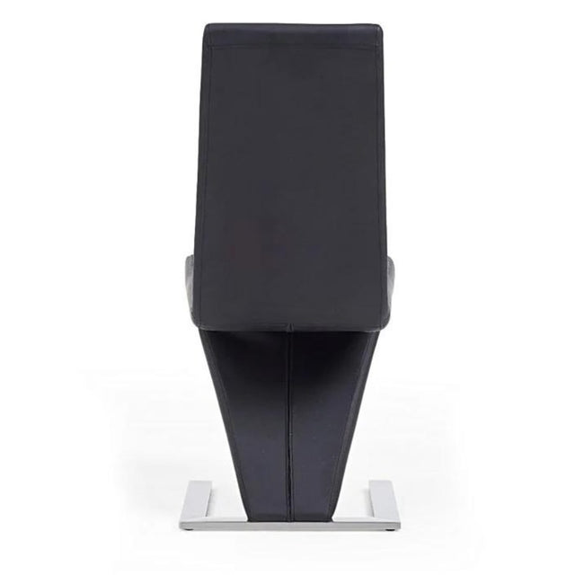 Ultra-Modern-Black-Faux-Leather-Cantilever-Dining-Chairs-With-Metal-Base-Set-of-2