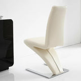 Ultra-Modern-Cream-Faux-Leather-Cantilever-Dining-Chairs-With-Metal-Base-Set-of-2