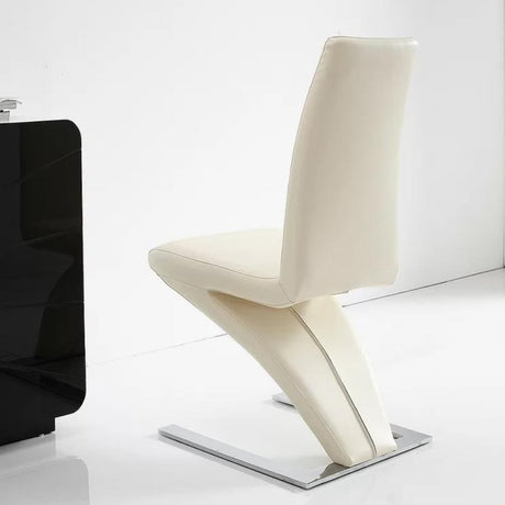 Ultra-Modern-Cream-Faux-Leather-Cantilever-Dining-Chairs-With-Metal-Base-Set-of-2