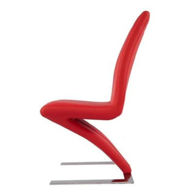 Ultra-Modern-Red-Faux-Leather-Cantilever-Dining-Chairs-With-Metal-Base-Set-of-2