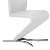 Ultra-Modern-White-Faux-Leather-Cantilever-Dining-Chair-With-Modern-Chrome-Base-Set-of-2