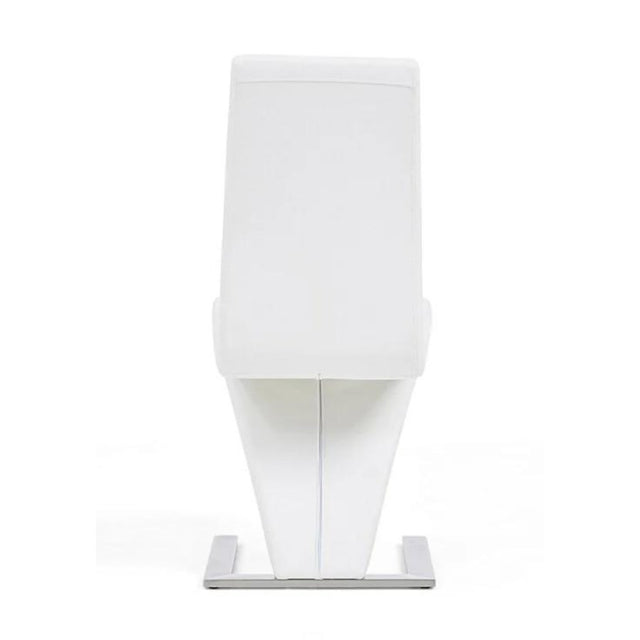 Ultra-Modern-White-Faux-Leather-Cantilever-Dining-Chairs-With-Metal-Base-Set-of-2