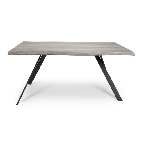 Wood-Industrial-Curved-Edge-Top-Dining-Table-Black-Cross-Over-Metal-Base