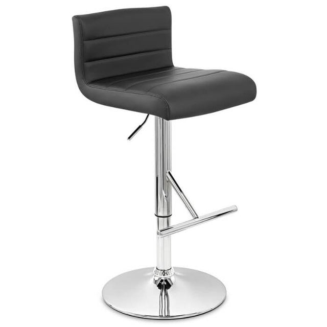 industrial-adjustable-and-swivel-black-pu-leather-bar-stool-with-footrest-and-chrome-metal-base