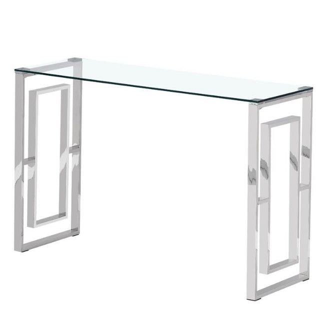 industrial-tempered-glass-hallway-console-table-with-chrome-metal-legs