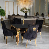 luxury-100cm-square-tempered-glass-dining-table-with-gold-legs-and-luxury-velvet-gold-dining-chairs-with-lion-knocker-dining-table-set-for-4