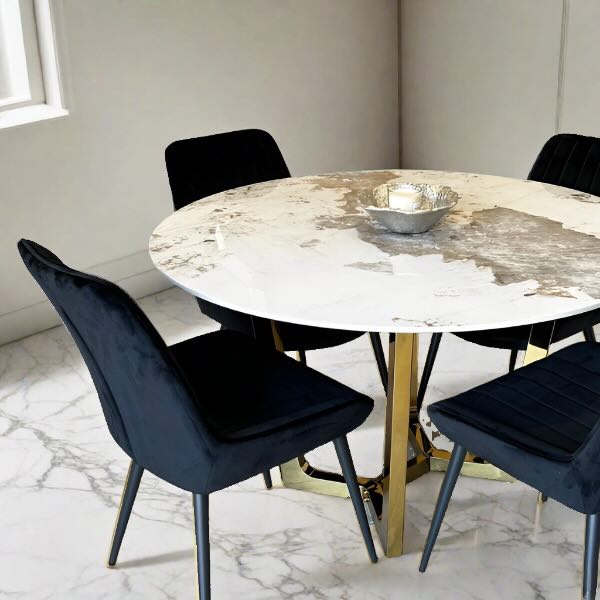 luxury-120cm-round-pandora-marble-dining-table-with-gold-base-and-modern-velvet-dining-chairs-modern-6-seater-kitchen-table-set