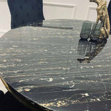 luxury-130cm-round-black-marble-dining-table-with-gold-legs-and-luxury-velvet-gold-dining-chairs-with-lion-knocker-4-seater-dining-table-set