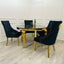 luxury-130cm-round-black-marble-dining-table-with-gold-legs-and-luxury-velvet-gold-dining-chairs-with-lion-knocker-4-seater-dining-table-set