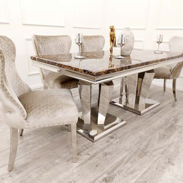 luxury-180cm-rectangular-brown-marble-dining-table-and-wide-back-velvet-dining-chairs-with-lion-knocker-dining-table-set-for-6-to-8