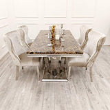 luxury-180cm-rectangular-brown-marble-dining-table-and-wide-back-velvet-dining-chairs-with-lion-knocker-dining-table-set-for-6-to-8