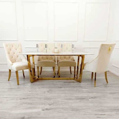 luxury-180cm-rectangular-white-marble-dining-table-with-gold-base-and-velvet-gold-dining-chairs-with-lion-knocker-luxury-kitchen-table-set-for-6-to-8