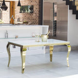 luxury-rectangular-glass-dining-table-with-gold-legs-and-luxury-velvet-gold-dining-chairs-with-lion-knocker-dining-table-set-for-4-to-8