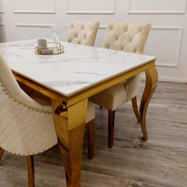 luxury-rectangular-white-marble-dining-table-with-gold-legs-and-luxury-velvet-gold-dining-chairs-with-lion-knocker-kitchen-table-set-for-4-to-8