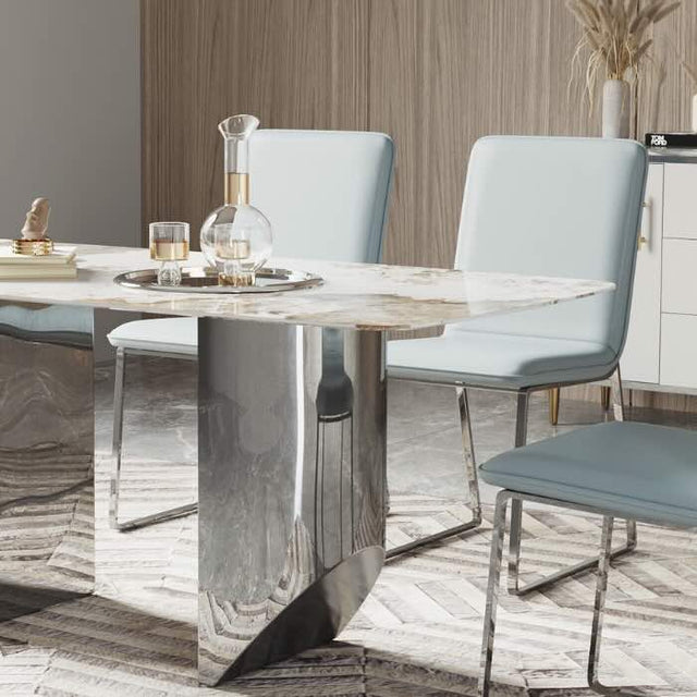 luxury-white-marble-dining-table-with-chrome-stainless-steel-base-200cm