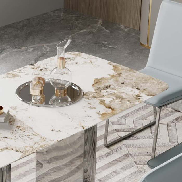 luxury-white-marble-dining-table-with-chrome-stainless-steel-base-200cm