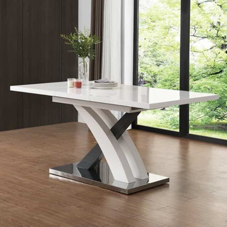 mdoern-white-high-gloss-extending-dining-table-with-cross-base-and-rectangular-top-200cm