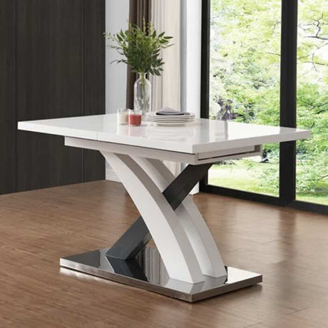 mdoern-white-high-gloss-extending-dining-table-with-cross-base-and-rectangular-top-200cm