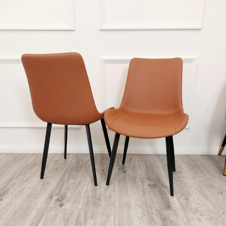 minimalist-140cm-rectangular-marble-dining-table-and-orange-leather-dining-chairs-modern-kitchen-table-set-for-6