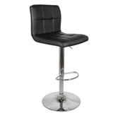 minimalist-durable-PU-black-leather-bar-stool-with-chrome-metal-base