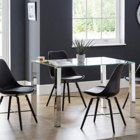 minimalist-rectangular-tempered-glass-dining-table-with-chrome-stainless-steel-legs-160cm