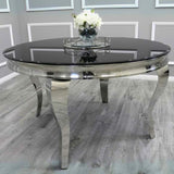 modern-130cm-round-glass-dining-table-and-luxury-high-back-velvet-dining-chairs-with-lion-knocker-dining-table-set-for-4