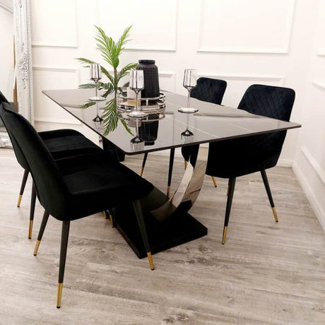 modern-160cm-rectangular-black-ceramic-dining-table-and-modern-dining-chairs-modern-dining-table-set-for-6