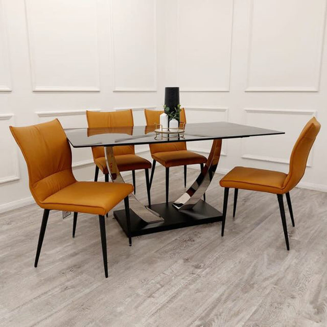 modern-160cm-rectangular-black-ceramic-dining-table-and-modern-dining-chairs-modern-dining-table-set-for-6