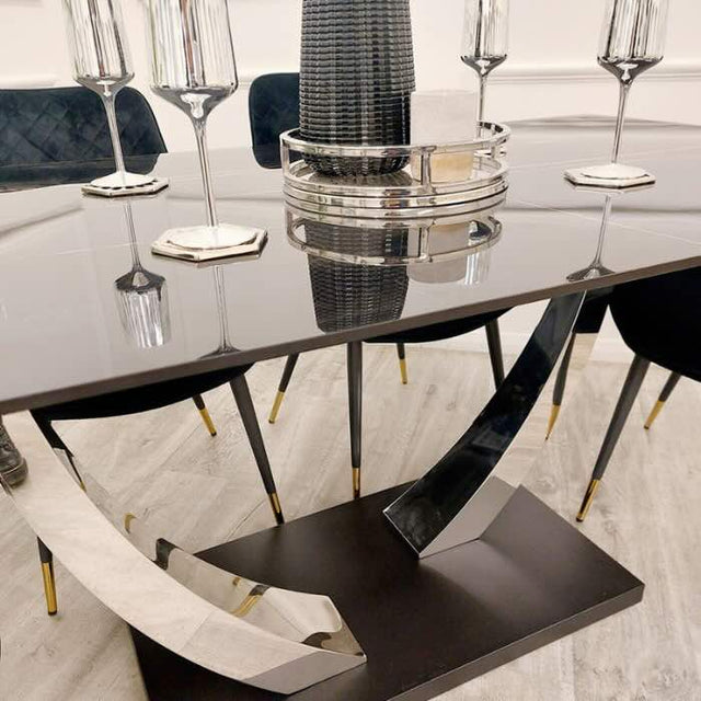 modern-160cm-rectangular-black-ceramic-dining-table-and-modern-dining-chairs-modern-dining-table-set-for-6