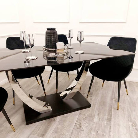 modern-160cm-rectangular-black-ceramic-dining-table-and-modern-dining-chairs-modern-dining-table-set-for-6