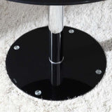 modern-black-round-glass-dining-table-90cm-with-chrome-metal-base