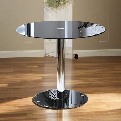 modern-black-round-glass-dining-table-90cm-with-chrome-metal-base