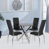 modern-black-round-glass-dining-table-with-chrome-metal-legs-90cm