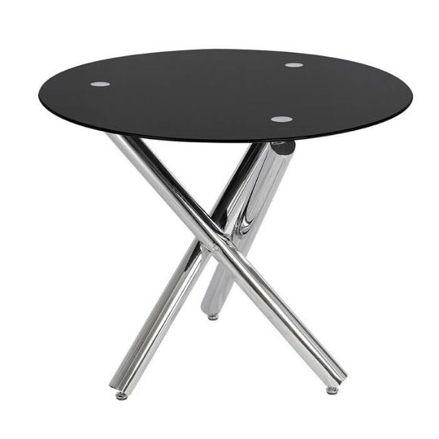 modern-black-round-glass-dining-table-with-chrome-metal-legs-90cm