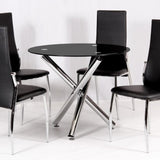 modern-black-round-glass-dining-table-with-chrome-metal-legs-90cm