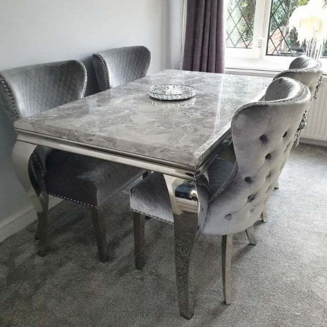 modern-rectangular-grey-marble-dining-table-and-luxury-velvet-dining-chairs-with-lion-knocker-luxury-dining-table-set-for-6-to-8