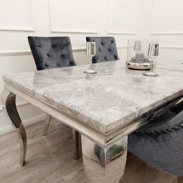 modern-rectangular-grey-marble-dining-table-and-velvet-lion-knocker-back-dining-chairs-modern-kitchen-table-set-for-6-to-8