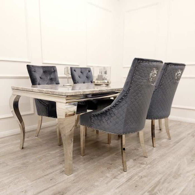 modern-rectangular-grey-marble-dining-table-and-velvet-lion-knocker-back-dining-chairs-modern-kitchen-table-set-for-6-to-8