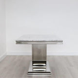 modern-rectangular-grey-marble-dining-table-with-U-base-and-wide-back-grey-velvet-dining-chairs-modern-dining-table-set-for-6-to-8