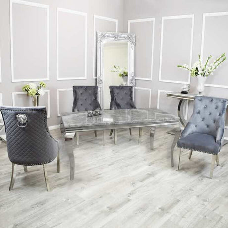 modern-rectangular-grey-marble-dining-table-and-velvet-lion-knocker-back-dining-chairs-6-8-seater-kitchen-table-set