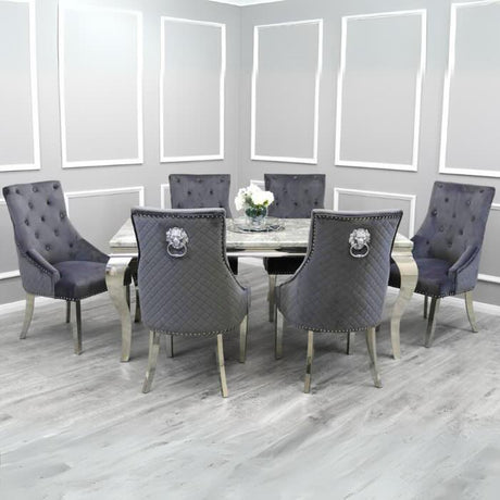 modern-rectangular-grey-marble-dining-table-and-velvet-lion-knocker-back-dining-chairs-6-8-seater-kitchen-table-set