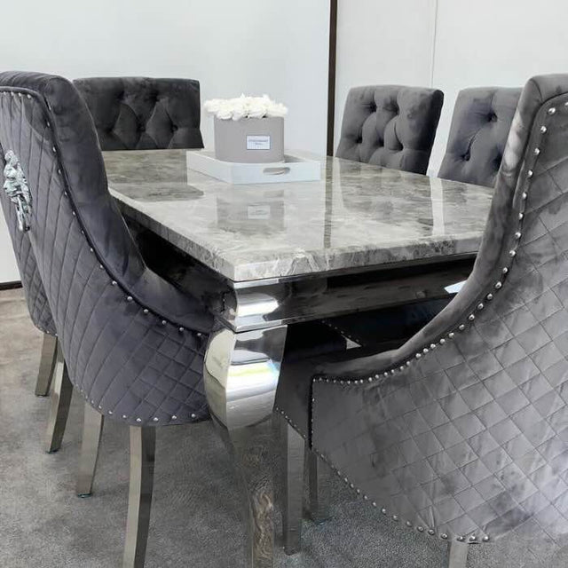 modern-rectangular-grey-marble-dining-table-and-velvet-lion-knocker-back-dining-chairs-6-8-seater-kitchen-table-set